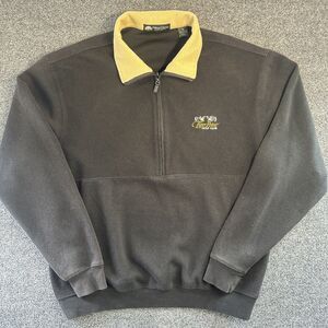 CLUBHOUSE COLLECTION Golf Sweater Size M Tiger Point Club1/4 Zip Pullover Jacket